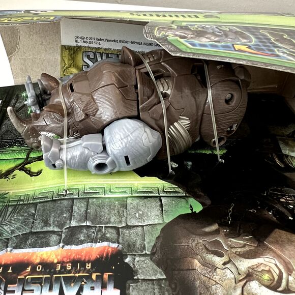 RHINOX Transformers Rise of the Beasts Rhino F5497 Voyager Class Hasbro 2023 NEW - Picture 2 of 5